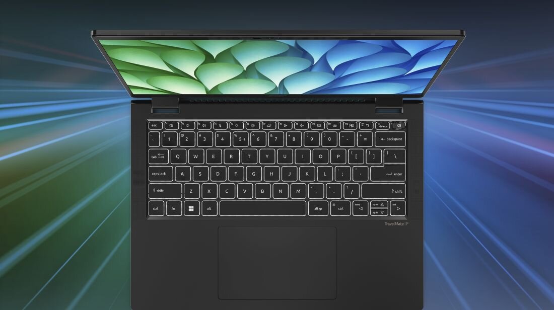 Laptop ACER TravelMate P6 - ACER Light Sensing  