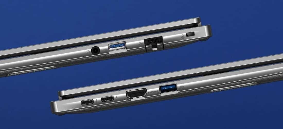 Laptop ACER TravelMate P2 - Laptop ACER TravelMate P2 z otwartą aplikacją AcerSense.  