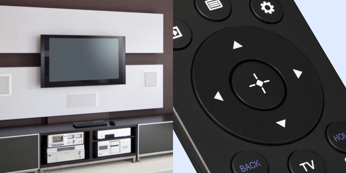 Pilot uniwersalny HAMA 221066 do TV Sony - Duży zasięg i łatwa obsługa, zasięg do 10 m, egonomiczne przyciski, kadr pilota na przyciski, telewizor zawieszony na ścianie