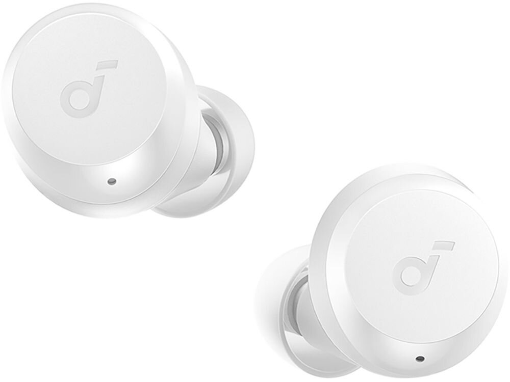 Słuchawki dokanałowe SOUNDCORE A25i szybkie ładowanie USB-C 10 minut 2 godziny, słuchawki dokanałowe na białym tle