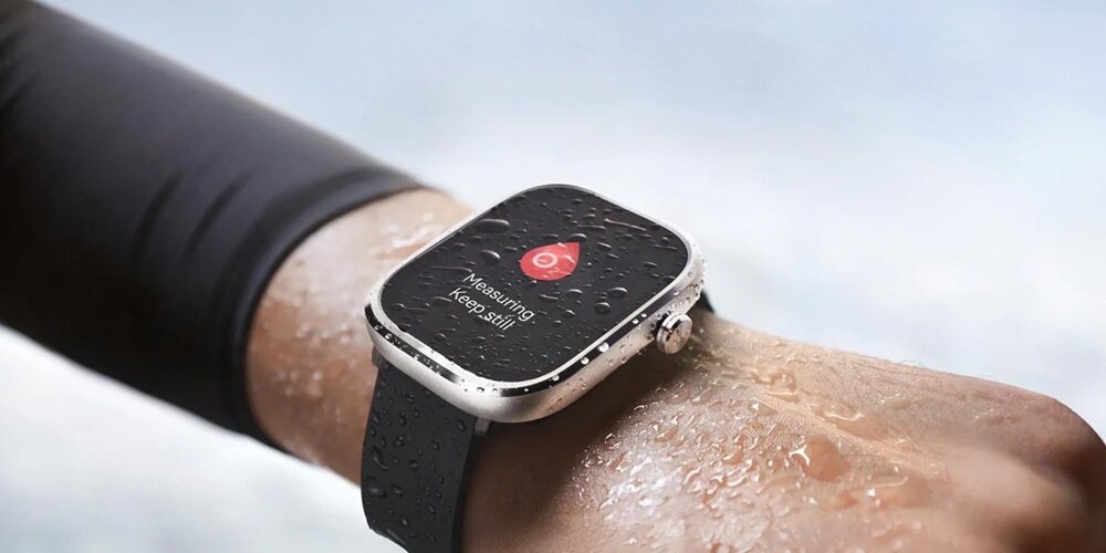 Smartwatch MIBRO C4 Srebrny pojemna bateria, szybkość ładowania, funkcja oszczędzania energii, wodoodporna konstrukcja