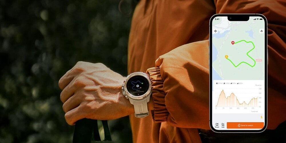 Smartwatch MIBRO GS Explorer Biały dokładna analiza stanu zdrowia, dokładna analiza danych sportowych, funkcja monitorowania tlenu, kontrola nad zdrowiem