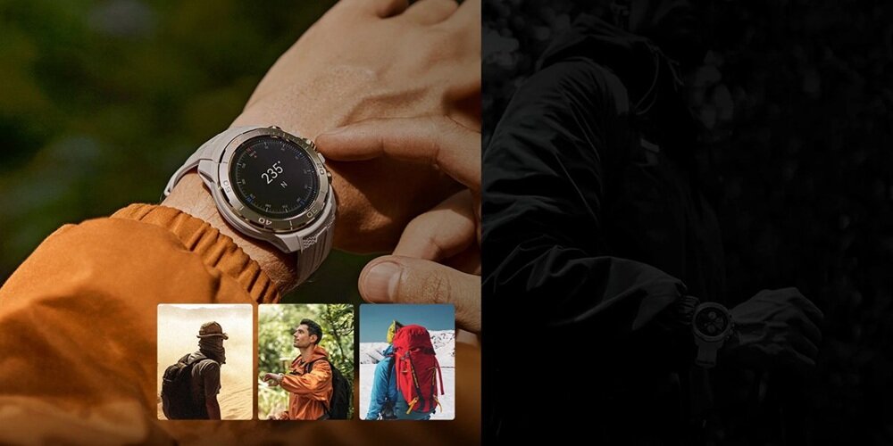 Smartwatch MIBRO GS Explorer Zielony 150 trybów sportowych, dopasowany trening, tempo, dystans, spalone kalorie