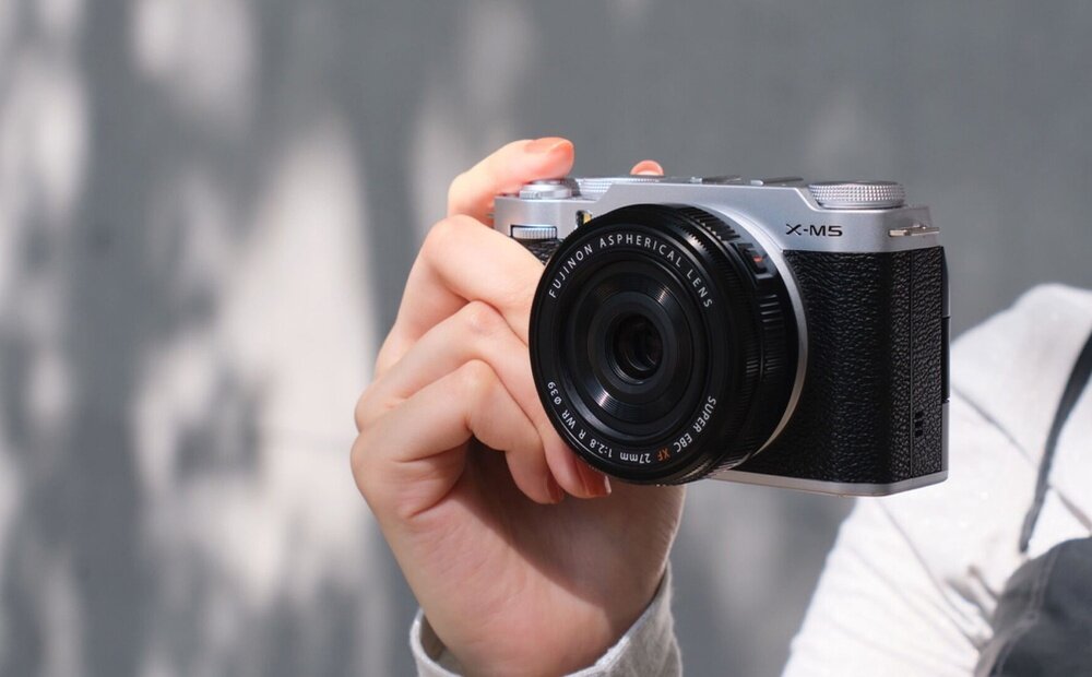 Aparat FUJIFILM X-M5 tryb 9:16 pionowe wideo do social media