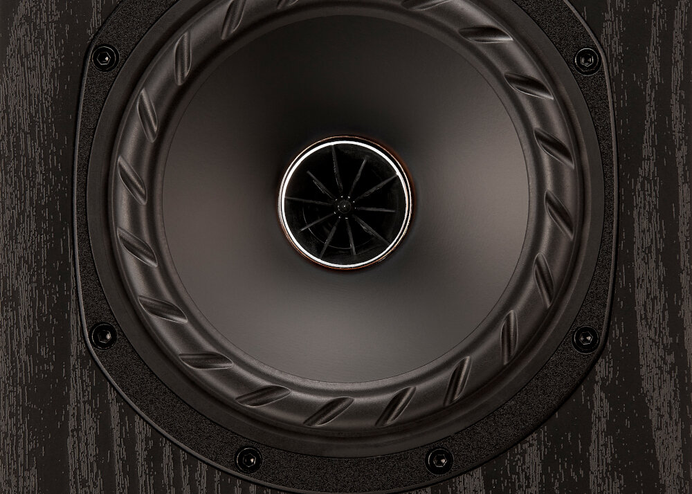 Podstawkowe kolumny głośnikowe FYNE AUDIO F5E - System BassTrax™ potężne brzmienie w kompaktowej formie