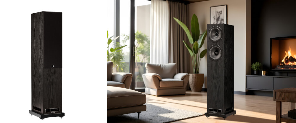 Podłogowa kolumna głośnikowa FYNE AUDIO F501E - czystość i precyzja dźwięku