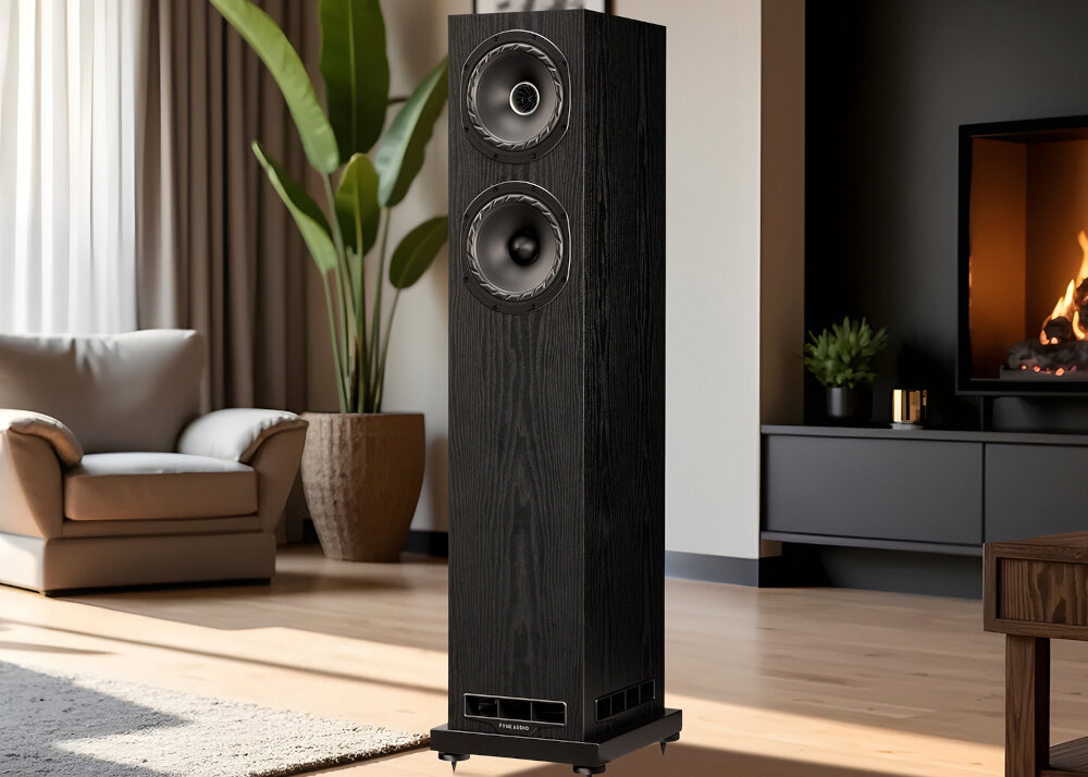 Podłogowa kolumna głośnikowa FYNE AUDIO F501E - EPilot bezprzewodowy – Technologia IsoFlare™, Tytanowa kopułka wysokotonowa