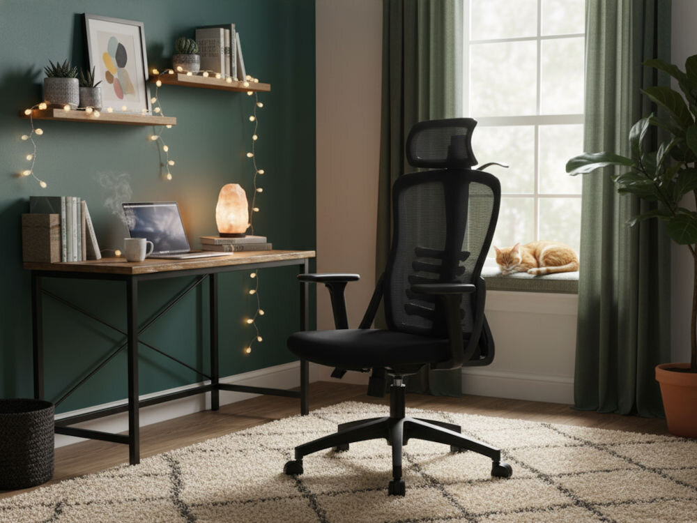 Fotel XQUANTUM ECH300K Czarny