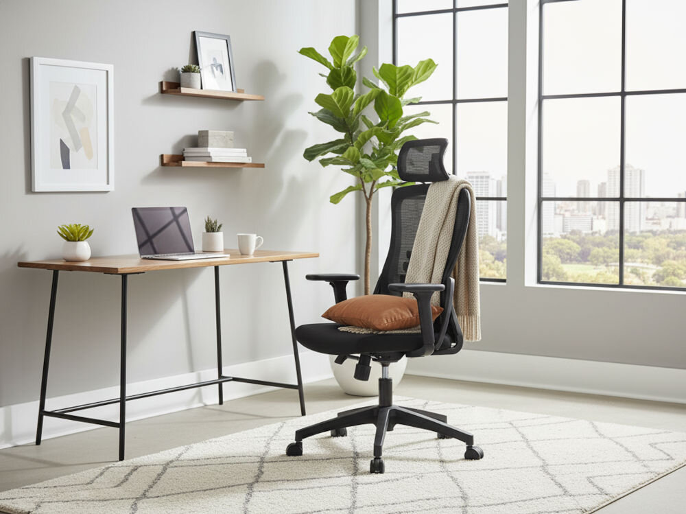 Fotel XQUANTUM ECH300K Czarny