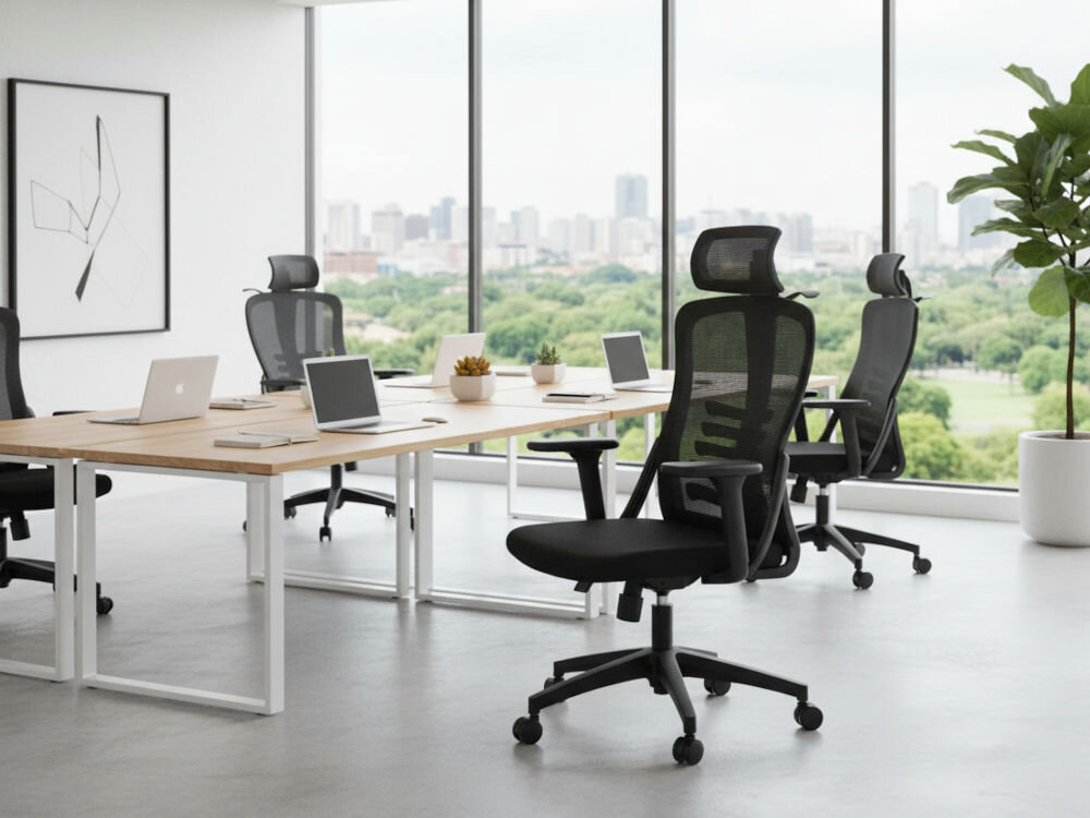 Fotel XQUANTUM ECH300K Czarny