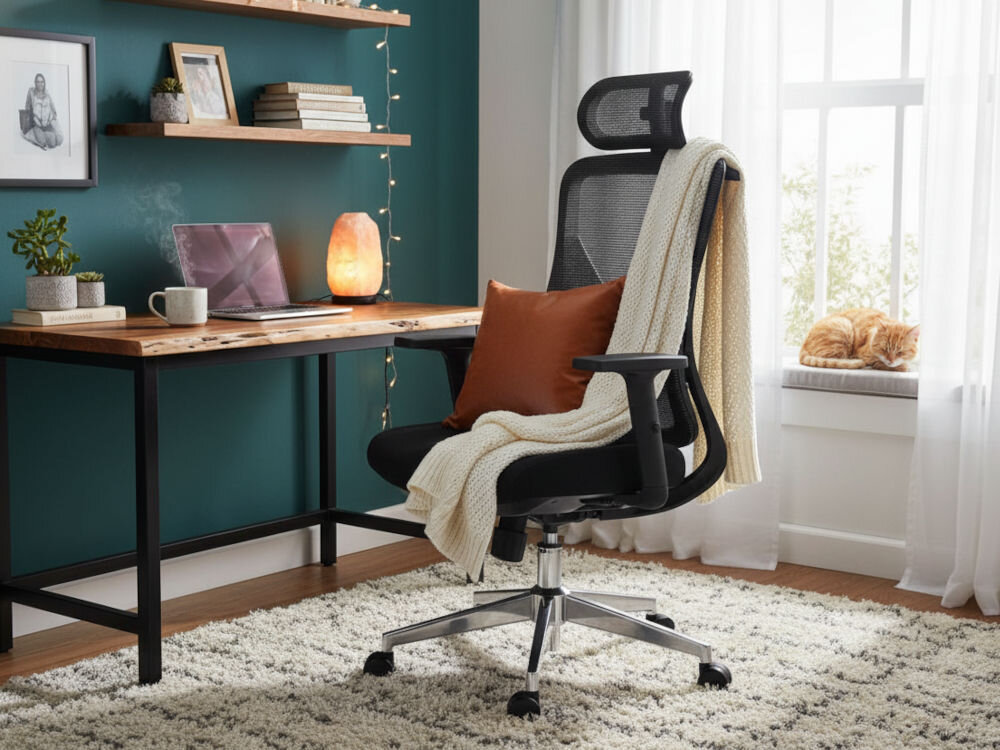 Fotel XQUANTUM ECH700K z wygodnym siedziskiem z pianki wysokiej gęstości dla długotrwałego komfortu