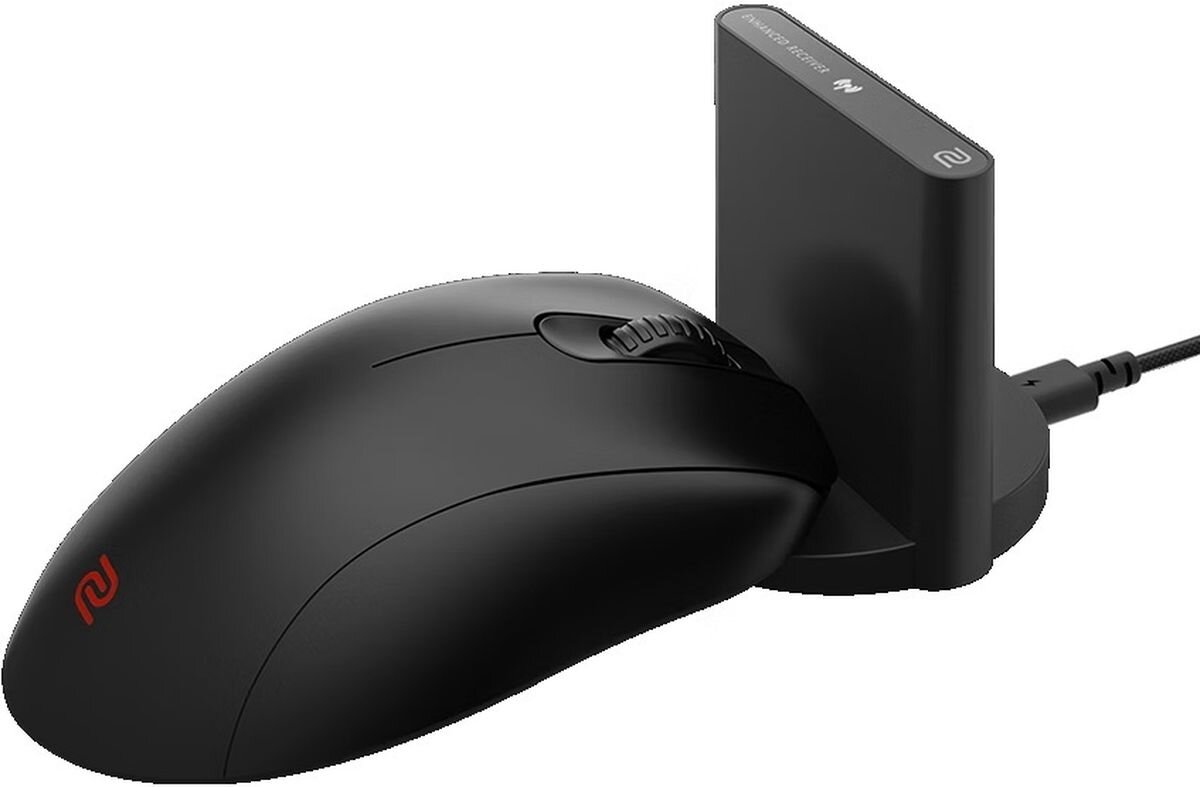 ZOWIE S2-DW bateria 80 godzin częstotliwości 1000 Hz 30 godzin 2000 Hz 24 godziny trybie 4000 Hz mysz w odbiorniku - mysz podczas ładowania
