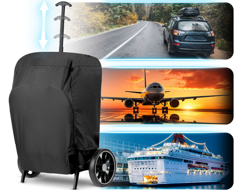 Wózek spacerowy NUKIDO Paseo Zielony Zawsze gotowy do drogi torba i pokrowiec przenoszenie oraz przechowywanie