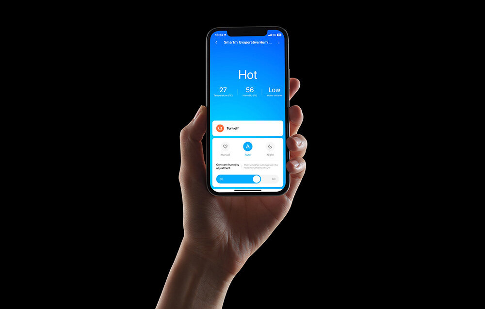 SMARTMI Випарний зволожувач повітря 3 Lite керування застосунком Mi Home розклад роботи голосові помічники Google Assistant Amazon Alexa Yandex голосові команди Alice