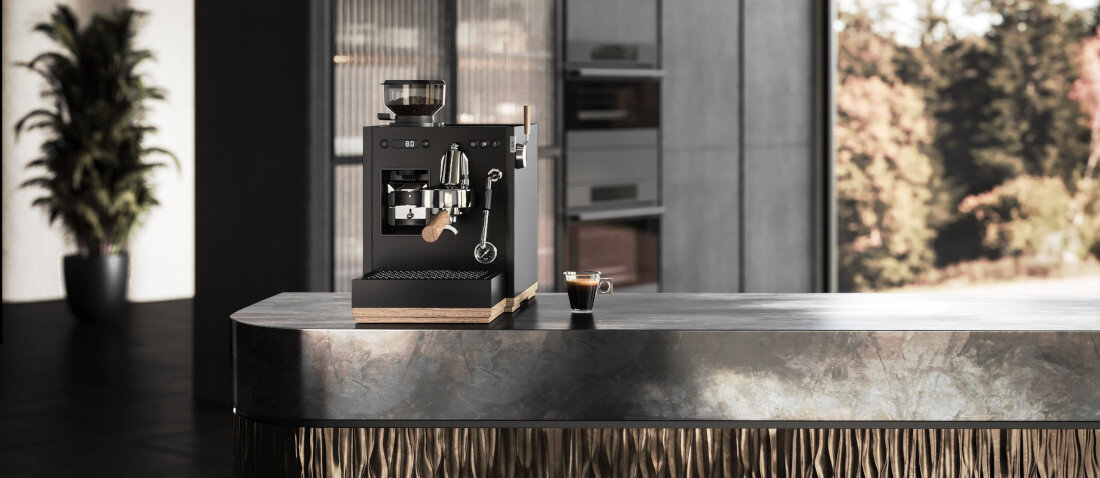 Ekspres LOEWE Aura Pure Funkcja preinfuzji nawilża kawe Dziesięć poziomów dopasowanie precyzja preferencje