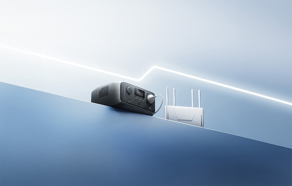 Stacja zasilania EcoFlowRiver 3 UPS UPS 245Wh Bank energii dodatkowe zrodlo energii wygoda bezpieczestwo innowacja