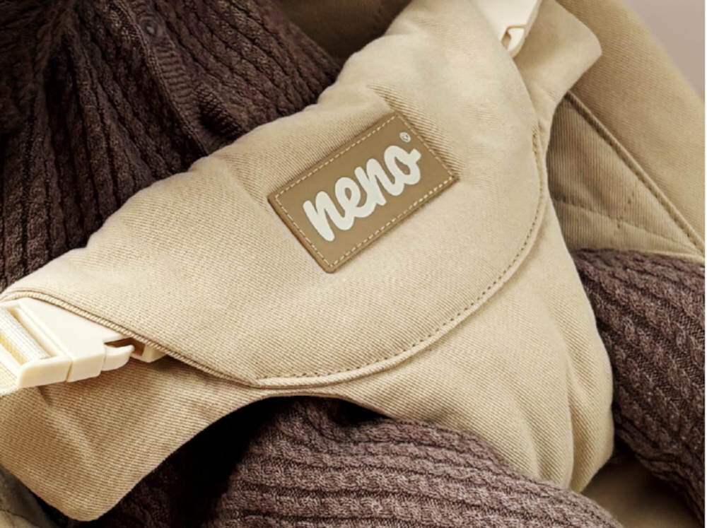 Leżaczek NENO Nesso Ciemnoszary Bezpieczne 3-punktowe pasy ochrona komfort bezpieczeństwo użytkowanie