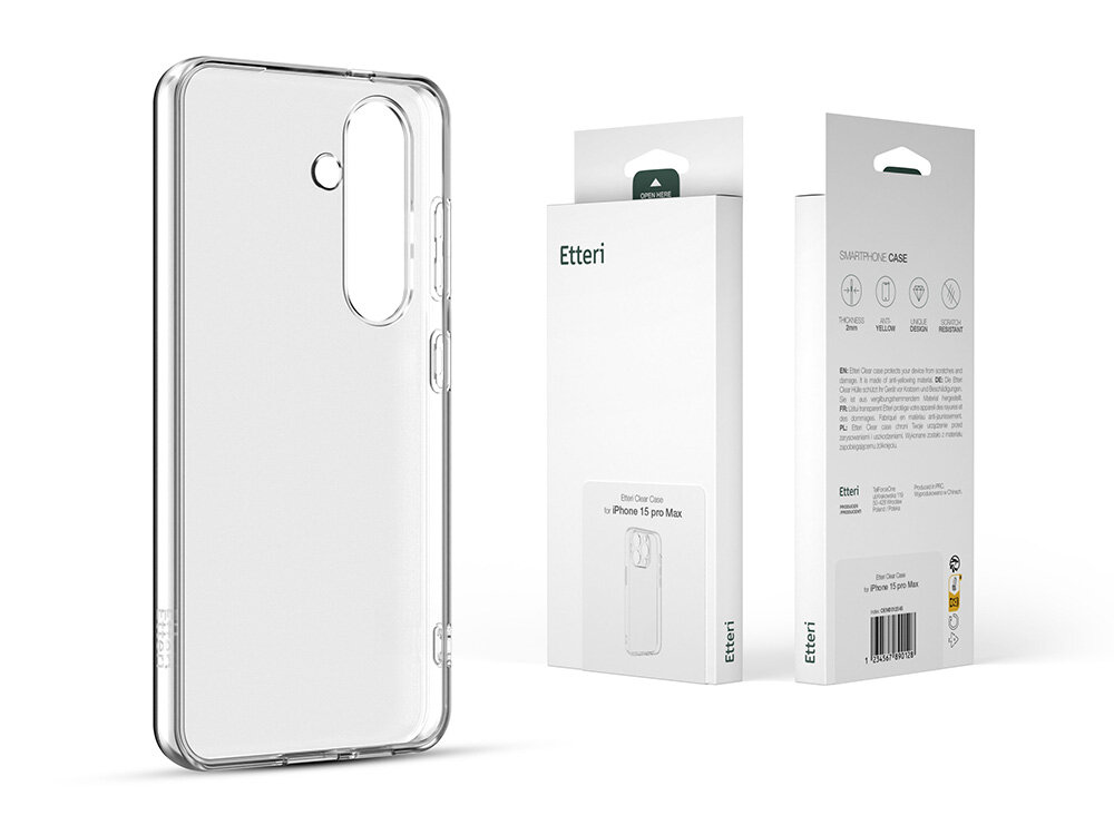 Etui ETTERI Clear podwojna ochrona telefon opakowanie papier srodowisko minimalizm elegancja