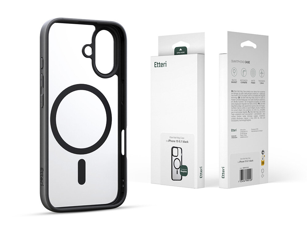 Etui Etteri Matt Mag Case podwojna ochrona telefon opakowanie papier srodowisko minimalizm elegancja