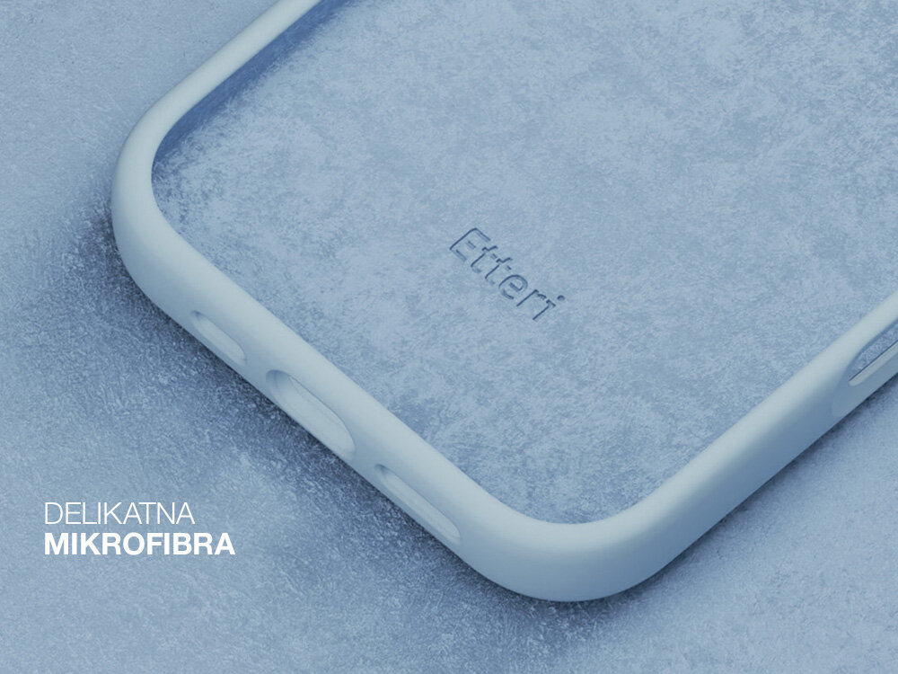 Etui ETTERI Silicone do Apple iPhone wysoka jakość miękki przyjemny w dotyku silikon dopasowany do dłoni powłoka zabezpieczenie zadrapania mikrofibra eleganckie maksymalna funkcjonalność