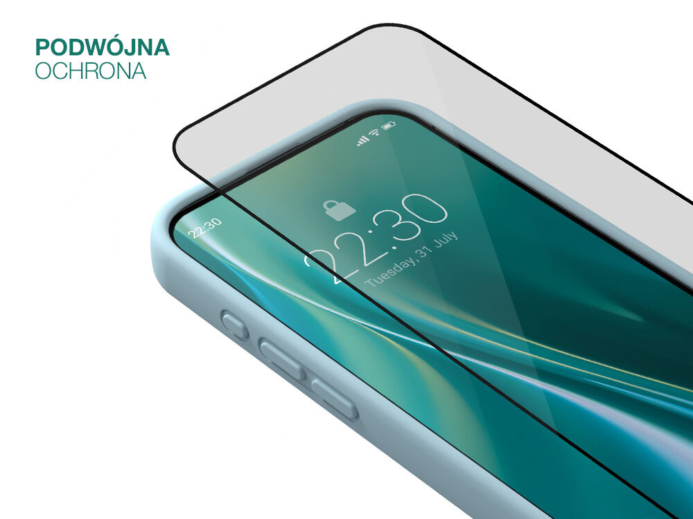 Etui ETTERI Silicone do Apple iPhone ochrona szkło zabezpieczenie pęknięcia zabrudzenia kurz otarcia