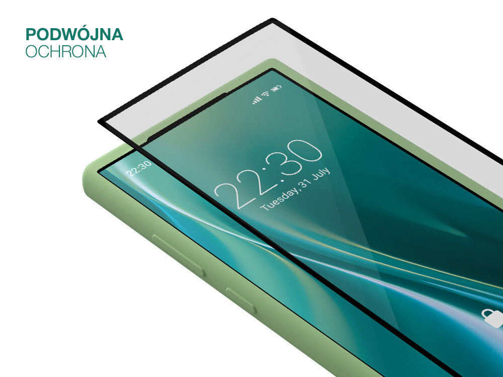 Etui ETTERI Silicone do Samsung Galaxy ochrona szkło zabezpieczenie pęknięcia zabrudzenia kurz otarcia