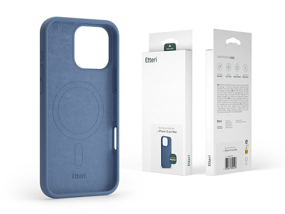 Etui ETTERI Silicone Mag podwojna ochrona telefon opakowanie papier srodowisko minimalizm elegancja