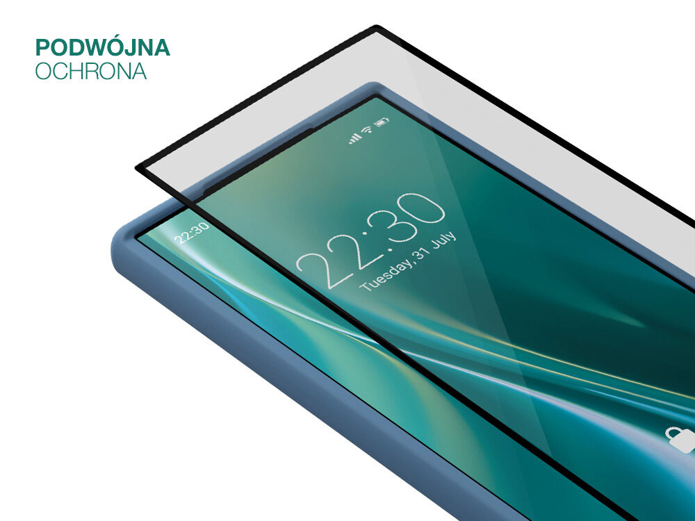 Etui ETTERI Silicone do Samsung Galaxy ochrona szkło zabezpieczenie pęknięcia zabrudzenia kurz otarcia