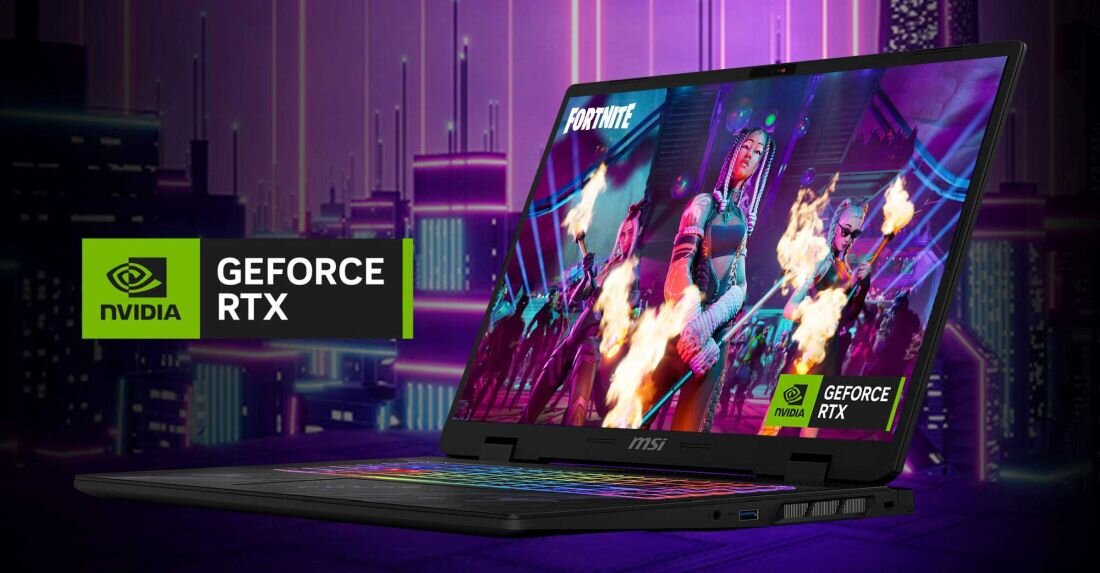 Laptop MSI Pulse 17 AI C1VGKG - NVIDIA GeForce RTX