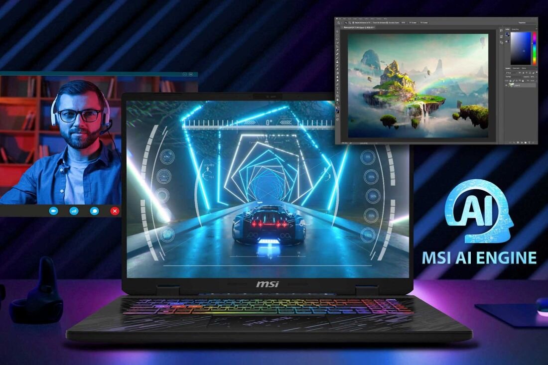 Laptop MSI Pulse 17 AI C1VGKG - MSI Intelligent Technology