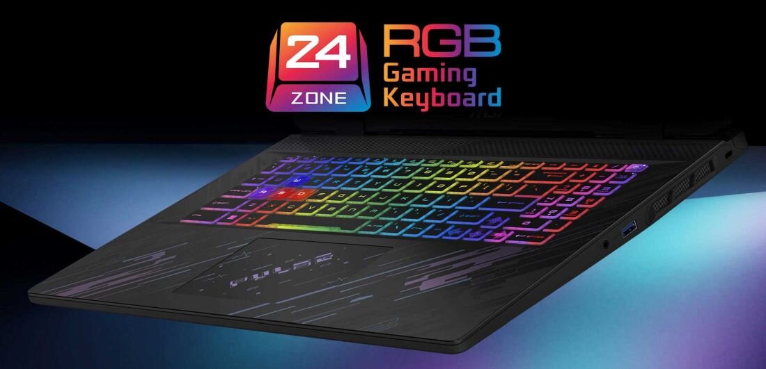 Laptop MSI Pulse 17 AI C1VGKG - Podświetlenie Pulse RGB
