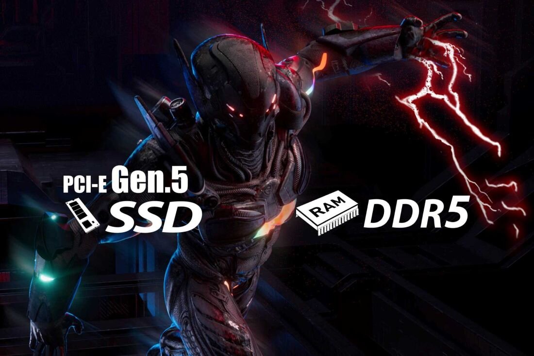 Laptop MSI Pulse 17 AI C1VGKG - PCIe Gen 4 i DDR5