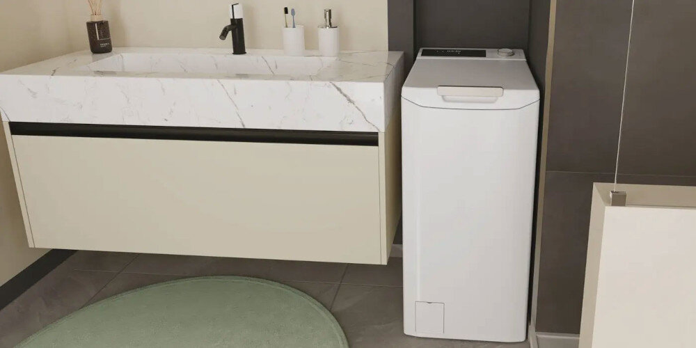 Pralka CANDY AI ProWash 500 TCA474TM5-S pralka do małych przestrzeni ładowana od góry WYMIARY 86 41 60 kompaktowa niewielka