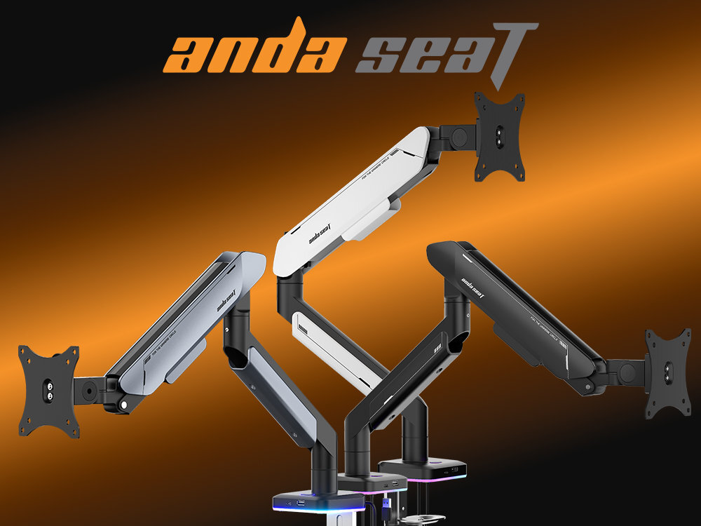 ANDA SEAT Stealth II Pro RGB - uchwyt w trzech wersjach kolorystycznych