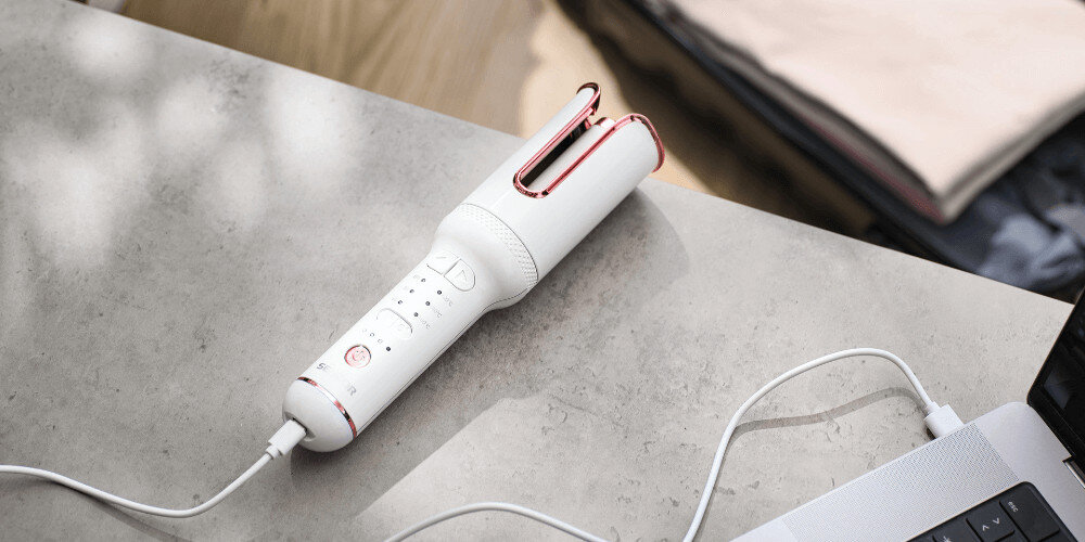 Lokówka SENCOR SHS 0930RS 20 mm waga Biały, stylowy design i funkcja rotacyjna ułatwienie modelowanie włosów elegancka konstrukcja