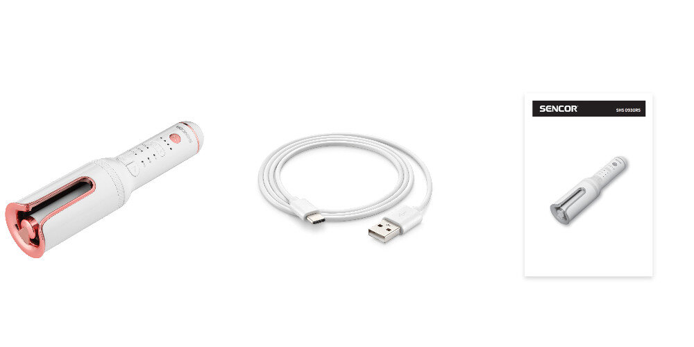 Lokówka SENCOR SHS 0930RS 20 mm zestaw akcesoria komplet wyposażenie