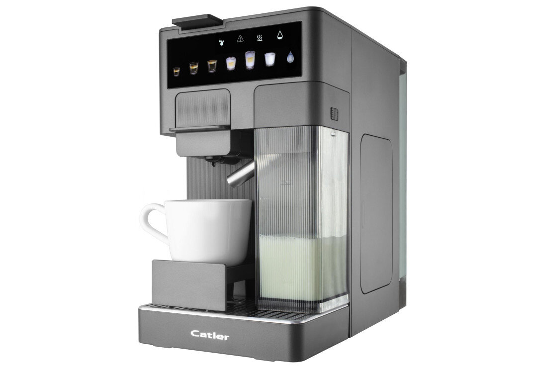 Ekspres CATLER ES 750 G Renzo (3 systemy kapsułek) Różnorodne napoje mleczne cappuccino, latte czy macchiato na dwa sposoby napoje kawa