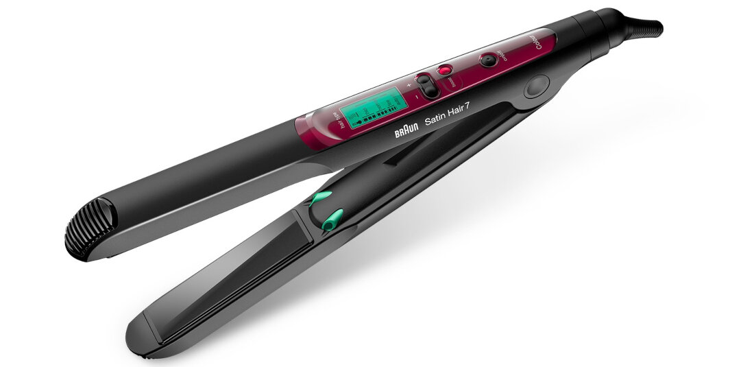 Prostownica BRAUN ST 750 / ES3 nadaje wlosom polysku niweluje naladowanie elektryczne technologia IONTEC