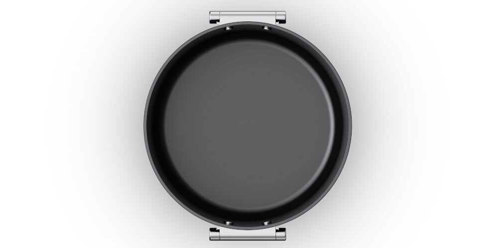 JJ-Garnek wysoki 25cm ze skł. uchwytami+pokr.Space garnek czarne dno złożone srebrne uchwyty białe tło z solidnego aluminium wygoda bezpieczeństwo użytkowania ceramiczna powłoka nieprzywierająca ułatwienie gotowania nie zawiera szkodliwych substancji PTFE, PFAS, PFOA, ołów czy kadm bezpieczny dla zdrowia funkcjonalność bezpieczeństwo