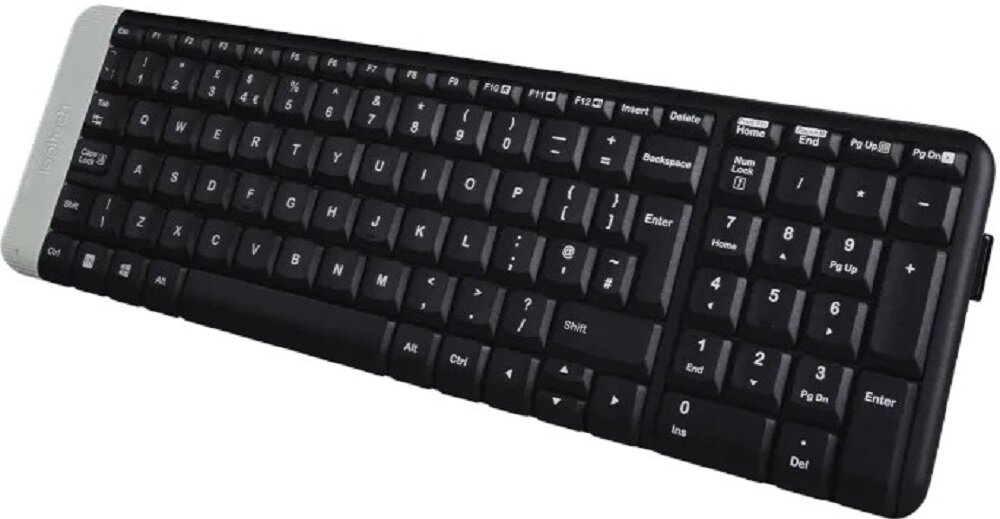 Klawiatura LOGITECH Wireless Keyboard K230 - Ergonomiczny kształt