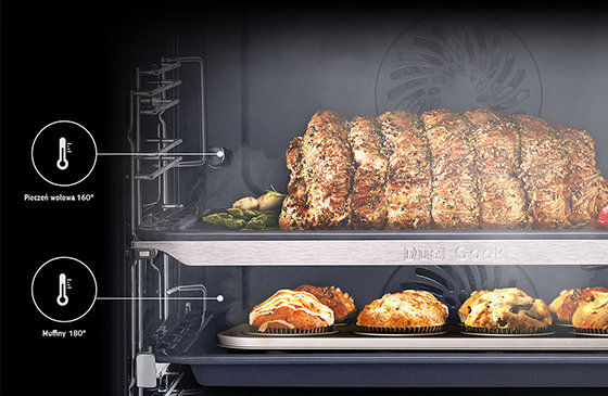 Piekarnik Dual Cook 2 piekarniki w 1