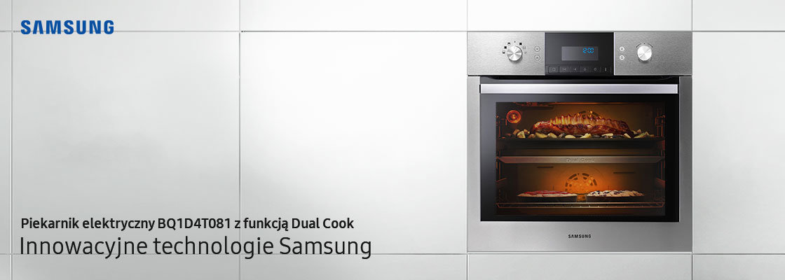 Piekarnik elektryczny z funkcją Dual Cook i funkcją pary 65 l KV_1200