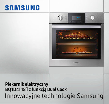 Piekarnik elektryczny z funkcją Dual Cook i funkcją pary 65 l