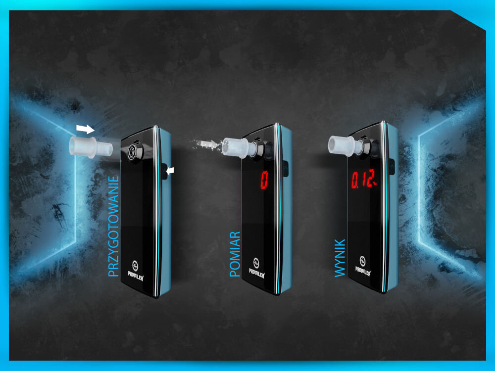 Alkomat PROMILER AL 5500 pamięć ostatniego pomiaru liczby pomiarów