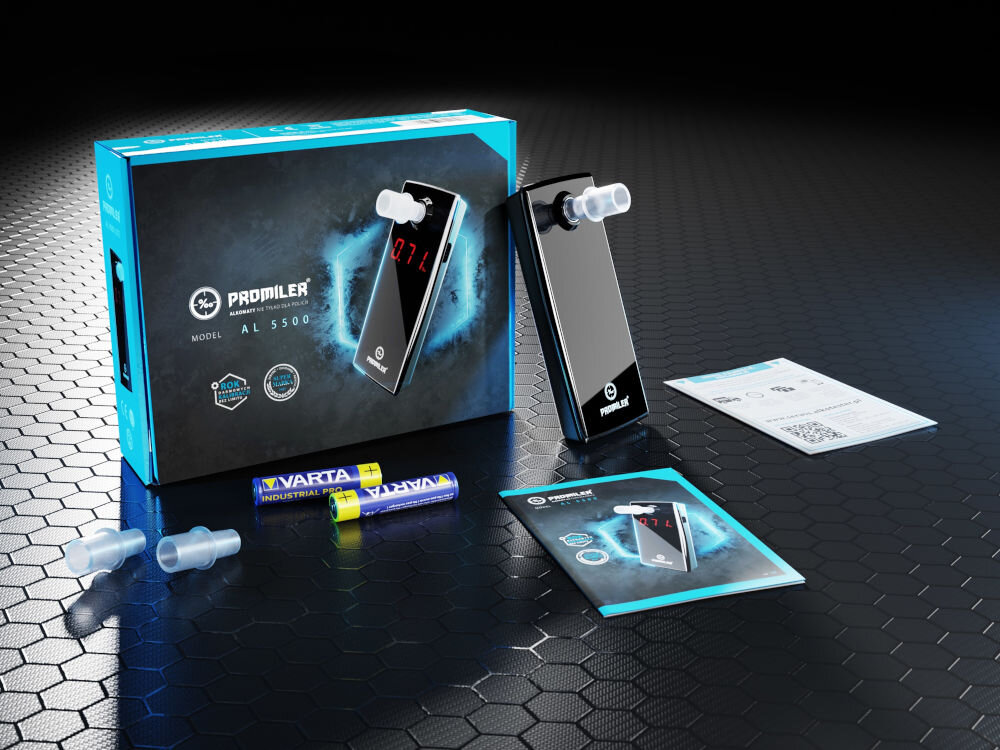Alkomat PROMILER AL 5500 elementy zestaw