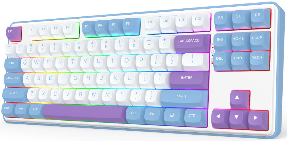 Klawiatura REDRAGON K707WBP-RGB-PRO StarBlade kompatybilna z systemami operacyjnymi
Windows MacOS Linux, produkt na białym tle