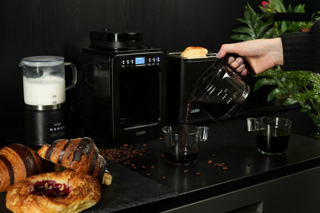 Ekspres LAUBEN Grind & Drip Coffee Maker 600BB Technologia Lauben Antidrip® ulubiony smak komfort wygoda