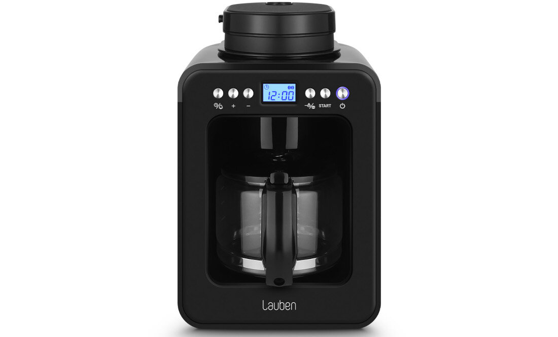 Ekspres LAUBEN Grind & Drip Coffee Maker 600BB Dla domu i na wynos pojemność kilka filiżanek jednocześnie wygoda komfort ulubiony napój smak