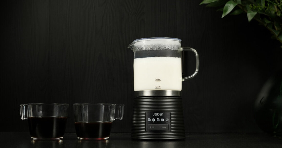 Spieniacz do mleka LAUBEN Glass Milk Frother 600BG Komfort użytkowania Szklany pojemnik wygląda estetycznie czyszczenie Wyjmowane mieszadło higiena ułatwienie
