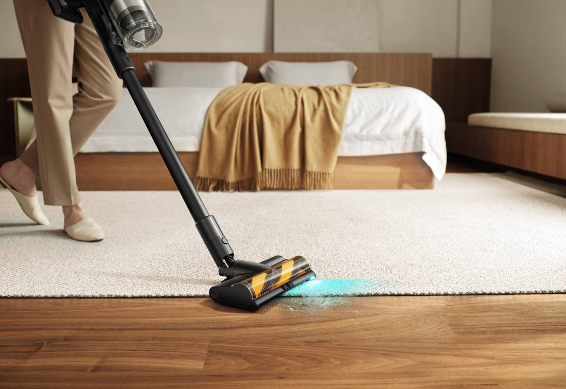 Odkurzacz DREAME Z20 Station moc ssania skuteczność sprzątania silnik prędkość obrototy kurz brud powierzchnia twarde podłogi dywany